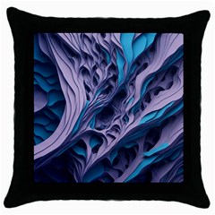 Abstract Trims Throw Pillow Case (black) by pakminggu