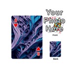 Abstract Trims Playing Cards 54 Designs (Mini) Front - Heart8