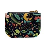 Alien Ocket Space Aesthetic Pattern Mini Coin Purse Back