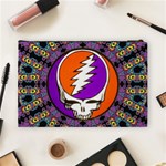 Gratefuldead Grateful Dead Pattern Cosmetic Bag (Large) Back