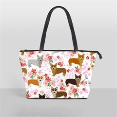 Corgis Corgi Pattern Classic Shoulder Handbag by Cowasu