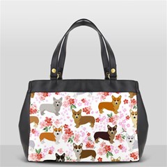 Corgis Corgi Pattern Oversize Office Handbag by Cowasu