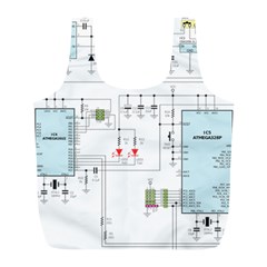 Circuits-electronics-atmel Full Print Recycle Bag (l) by Cowasu