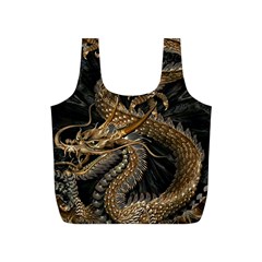 Fantasy Dragon Pentagram Full Print Recycle Bag (s) by Cowasu