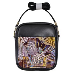 Abstract-drawing-design-modern Girls Sling Bag by Cowasu