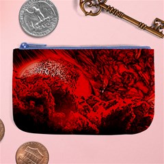 Planet-hell-hell-mystical-fantasy Large Coin Purse by Cowasu