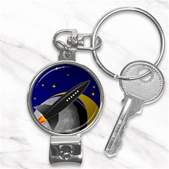 Science-fiction-sci-fi-sci-fi-logo Nail Clippers Key Chain by Sarkoni