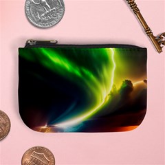 Lake Storm Neon Nature Mini Coin Purse by Bangk1t