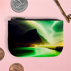 Aurora Lake Neon Colorful Mini Coin Purse by Bangk1t