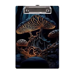 Forest Mushroom Wood A5 Acrylic Clipboard by Bangk1t