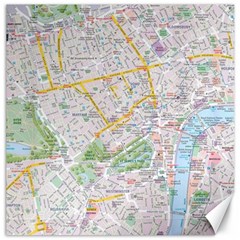 London City Map Canvas 12  X 12  by Bedest