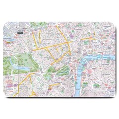 London City Map Large Doormat by Bedest