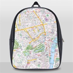 London City Map School Bag (large) by Bedest