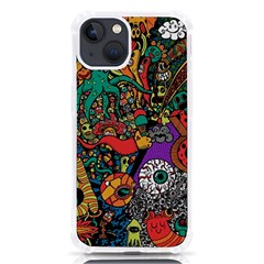 Cute Cartoon Doodle Iphone 13 Tpu Uv Print Case by Bedest