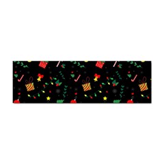 Christmas Pattern Texture Colorful Wallpaper Sticker Bumper (100 Pack) by Ravend