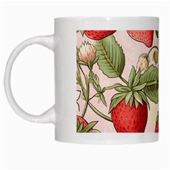 Strawberry Fruit White Mug by Bedest