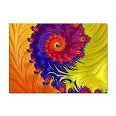 Fractal Spiral Bright Colors Sticker A4 (100 Pack) by Proyonanggan