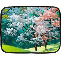 Anime Scenery Landscape Two Sides Fleece Blanket (mini) by Sarkoni