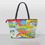 Vintage 1960s Psychedelic Classic Shoulder Handbag Back