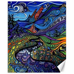 Psychedelic Landscape Canvas 16  X 20  by Sarkoni