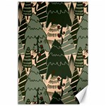 Christmas Vector Seamless Tree Pattern Canvas 12  x 18  11.88 x17.36  Canvas - 1