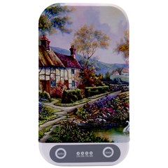 Colorful Cottage River Colorful House Landscape Garden Beautiful Painting Sterilizers by Grandong