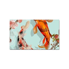 Koi Fish Sticker Rectangular (100 Pack) by Grandong