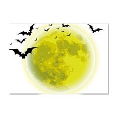 Happy Halloween Crystal Sticker (a4) by Sarkoni