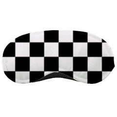 Black White Chess Board Sleep Mask by Ndabl3x