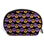 Halloween Skull Pattern Accessory Pouch (Large) Front