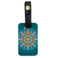 Abstract Digital Artwork Luggage Tag (one Side) by Ndabl3x