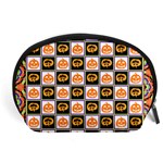 Chess Halloween Pattern Accessory Pouch (Large) Front