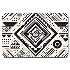 Tribal Pattern Large Doormat by Sobalvarro