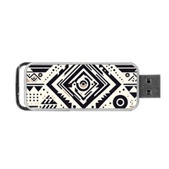 Tribal Pattern Portable Usb Flash (two Sides) by Sobalvarro