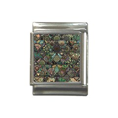 Digital Art Triangle Pattern Texture Mosaic Italian Charm (13mm) by Grandong