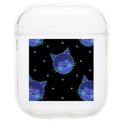 Vector Illustration Of Cat Animal Face Pattern Airpods 1/2 Case by Ndabl3x