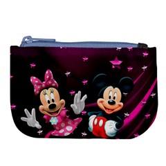 Cartoons, Disney, Mickey Mouse, Minnie Large Coin Purse by nateshop