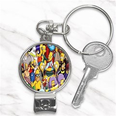 The Simpsons, Cartoon, Crazy, Dope Nail Clippers Key Chain by nateshop