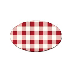 Gingham - 4096x4096px - 300dpi14 Sticker (oval) by EvgeniaEsenina