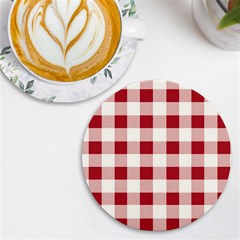 Gingham - 4096x4096px - 300dpi14 Uv Print Round Tile Coaster by EvgeniaEsenina