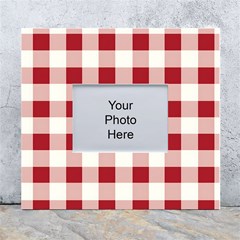 Gingham - 4096x4096px - 300dpi14 White Wall Photo Frame 5  X 7  by EvgeniaEsenina