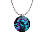 Aesthetic art  1  Button Necklace Front