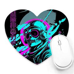 Aesthetic Art  Heart Mousepad by Internationalstore