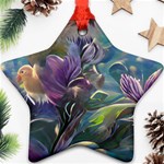 Abstract Blossoms  Ornament (Star) Front