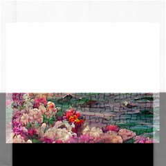 Abstract Flowers  Rectangular Jigsaw Puzzl by Internationalstore