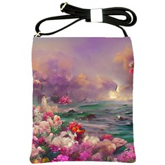 Abstract Flowers  Shoulder Sling Bag by Internationalstore