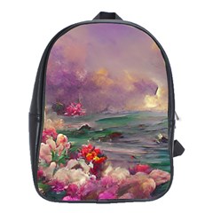 Abstract Flowers  School Bag (xl) by Internationalstore