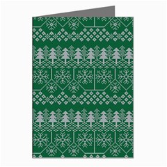 Christmas Knit Digital Greeting Cards (pkg Of 8) by Mariart