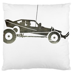 Vintage Rc Cars T- Shirt Vintage Sundown Retro Rc Buggy Racing Cars Addict T- Shirt Large Premium Plush Fleece Cushion Case (two Sides) by ZUXUMI