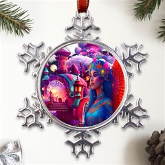 Fantasy Arts  Metal Large Snowflake Ornament by Internationalstore